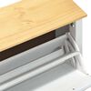 vidaXL Shoe Cabinet Corona White 99 x 32 x 85 cm Solid Pine Wood