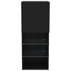 vidaXL TV Cabinet Set Black Oak 40.5 x 30 x 102 cm Engineered Wood