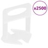 vidaXL Tile Levelling System 500 Wedges 2500 Clips 1.5 mm