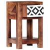 vidaXL Bedside Cabinet 30x30x50 cm Solid Acacia Wood