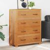 vidaXL Cabinet with Drawer with Storage Brown Engineered wood