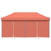 vidaXL Party Tent Folding Terracotta 292 x 580 x 315 cm Oxford Fabric