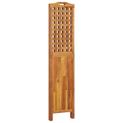vidaXL 3-Panel Room Divider 121.5x2x180 cm Solid Wood Acacia