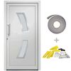 vidaXL Front Door White 108x200 cm