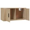 vidaXL Wall-mounted TV Cabinets 3 pcs Sonoma Oak 80x34.5x40 cm
