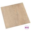 vidaXL Self-adhesive Flooring Planks 55 pcs PVC 5.11 m² Brown