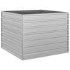 vidaXL Garden Raised Bed | Silver | Galvanized Steel | Large | Garden Raised Bed