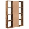 vidaXL Room Divider/Book Cabinet Old Wood 100x24x140 cm Engineered Wood