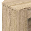 vidaXL Corner TV Cabinet Sonoma Oak 102 x 40.5 x 45 cm Engineered Wood