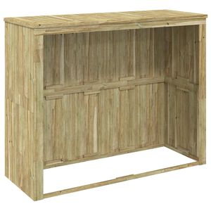 vidaXL Wheelie Bin Storage Impregnated Pine Wood