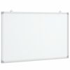 vidaXL Magnetic Whiteboard 100x60x1.7 cm Aluminium