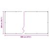 vidaXL Plant Cover&nbsp;with Eyelets 2x8 m Polyethylene