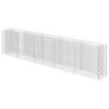 vidaXL Gabion Raised Bed | Silver | Galvanised steel | 450x50x100 cm | Durable