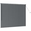 vidaXL Venetian Blinds Manual Dark Grey 130 x 155 cm Aluminium