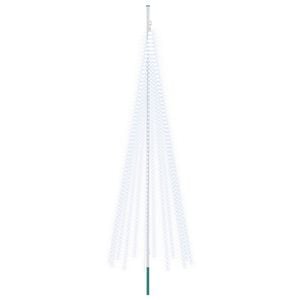 vidaXL Christmas Tree Light with Spike and Flagpole 500 cm 732 LEDs