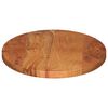 vidaXL Table Top 80x40x2.5 cm Oval Solid Wood Acacia