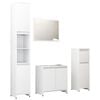 vidaXL Bathroom Furniture Set | White | Engineered wood | Medium
