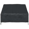 vidaXL Garden Bench Cover Black 130 x 95 x 40 / 80 cm 210D fabric