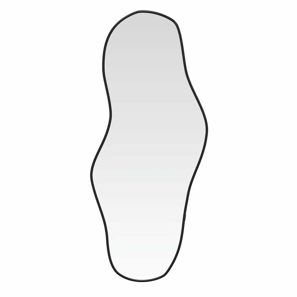 vidaXL Wall Mirror Black 80x35 cm