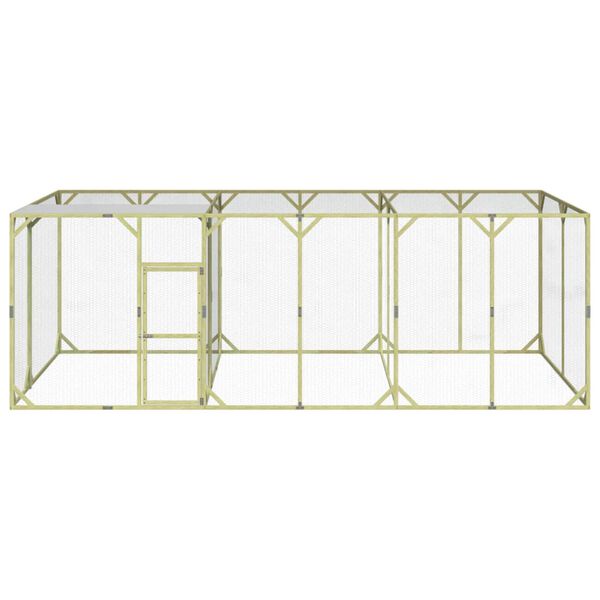 vidaXL Chicken Coop 600x300x200 cm Impregnated Solid Wood Pine