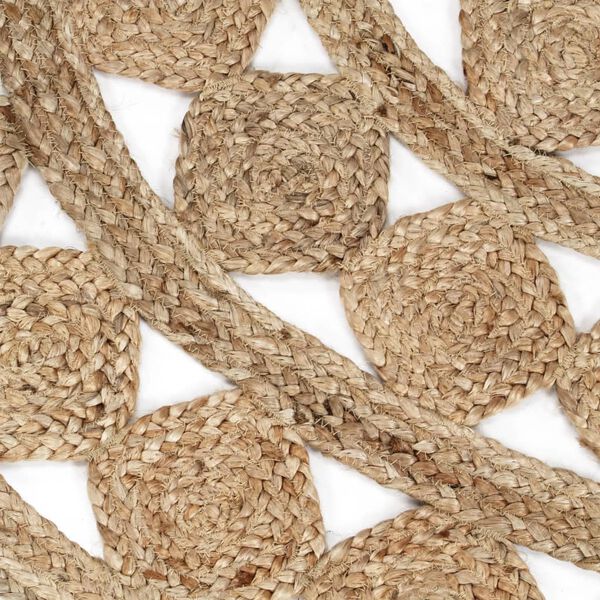 vidaXL Handmade Rug Braided Jute 210 cm