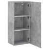 vidaXL TV Wall Cabinet Concrete Grey 40.5x30x90 cm Engineered Wood