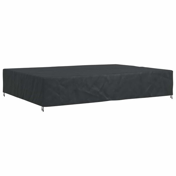 vidaXL Furniture Cover Plain Black 400 x 300 x 70 cm 600D