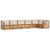 vidaXL Outdoor Sofa Set 6 pcs Natural