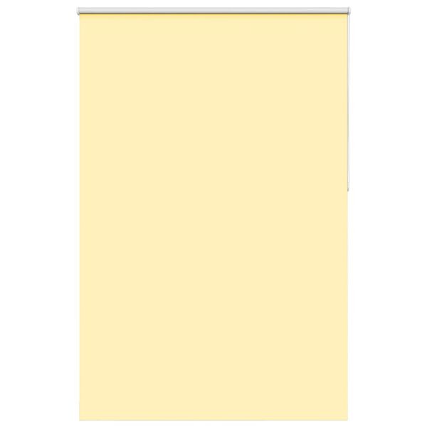 vidaXL Roller Blind Blackout Yellow 165x230 cm Fabric Width 161.6 cm Polyester
