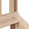 vidaXL Bookcase Bed without Mattress 100x200 cm Solid Wood Pine