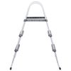 vidaXL Pool Ladder Grey 84 cm Steel