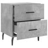 vidaXL Bedside Cabinet Concrete Grey 40x35x47.5 cm Engineered Wood