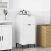 vidaXL Bathroom Cabinet with Drawer with Door White 39.5 x 36 x 88 cm