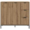 vidaXL Sideboard Artisan Oak 89.5 x 33 x 82 cm Engineered Wood