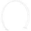 vidaXL Wedding Arch White 223 x 45 x 201 cm Steel