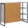 vidaXL Side Cabinet Grey Sonoma 96.5 x 30 x 75 cm Engineered Wood