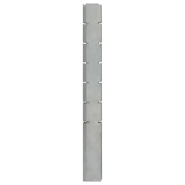 vidaXL Garden Fence Posts 10 pcs Silver 180 cm&nbsp;Galvanised Steel