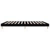 vidaXL Bed Frame without Mattress Black 120x200 cm Engineered Wood