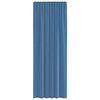 vidaXL Voile Curtains with Rod Pockets 2 pcs Royal Blue