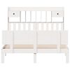 vidaXL Bookcase Bed without Mattress White 140x200cm Solid Wood Pine