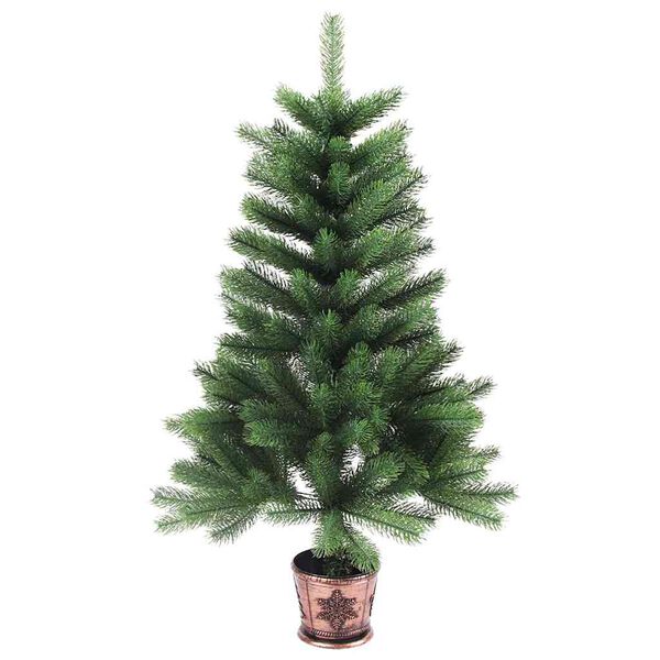 vidaXL Christmas Tree with 150 LEDs with Stand Green 65 cm PE