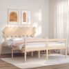 vidaXL Senior Bed without Mattress 160x200 cm Solid Wood
