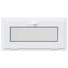 vidaXL Basement Window RISOR 80x40 cm Tilt 2 Glazing White