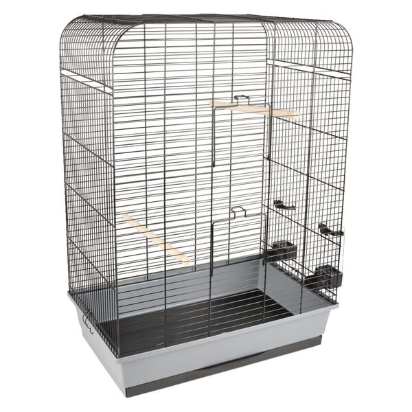 FLAMINGO Budgie Cage Marja 54x34x75 cm Black
