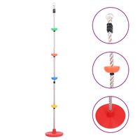 vidaXL Climbing Rope Swing with Platforms and Disc 200 cm