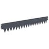 vidaXL Lawn Edging 20 pcs 103 x 15 cm Steel Anthracite