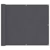 vidaXL Balcony Screen Anthracite 90x700 cm 100% Polyester Oxford