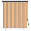 vidaXL Outdoor Roller Blind 140x250 cm Yellow and Blue
