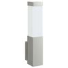 vidaXL Outdoor Wall Light Silver 10.5 x 6 x 33 cm