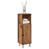 vidaXL Bathroom Cabinet Old Wood 30x30x95 cm Engineered Wood